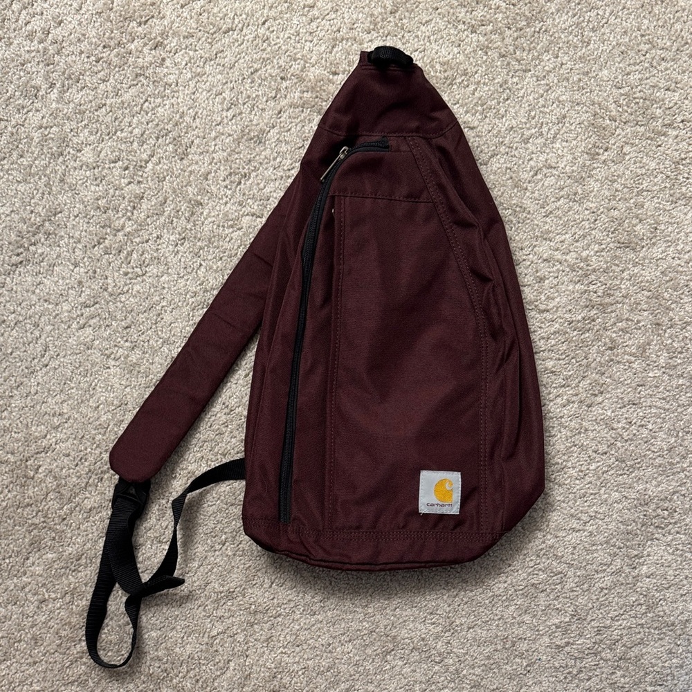 Carhartt Men's Dark Red / purple Sling Backpack